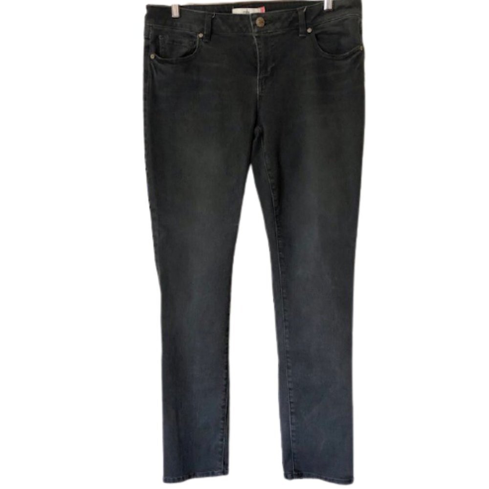CAbi Slim Boyfriend Jeans - Charcoal Gray - 10